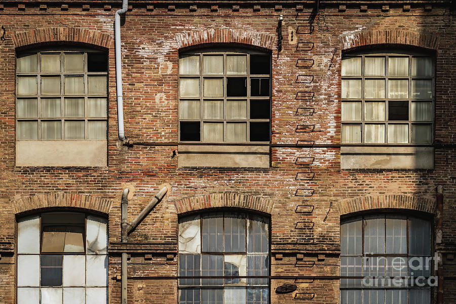 Windows of an old textile factory Photograph by Visual Motiv | Fine Art ...