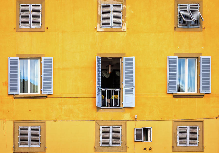 Windows Of Florence Photograph