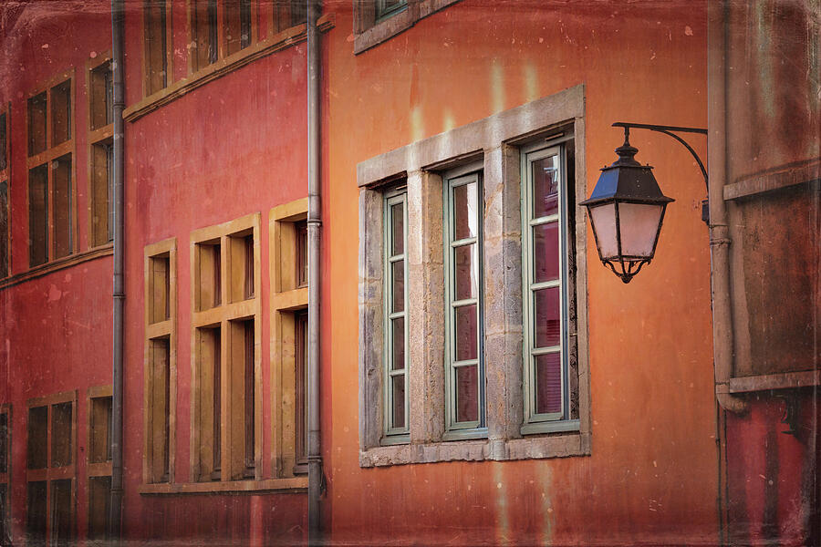 Windows of La Croix Rousse Lyon France  Photograph by Carol Japp
