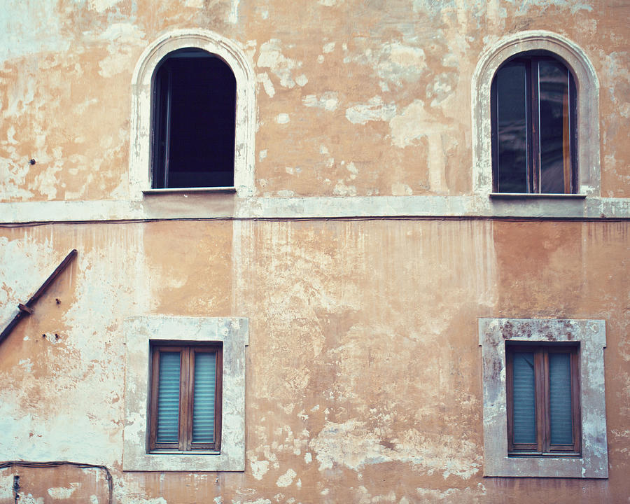 Windows on Rome Photograph by Melanie Alexandra Price