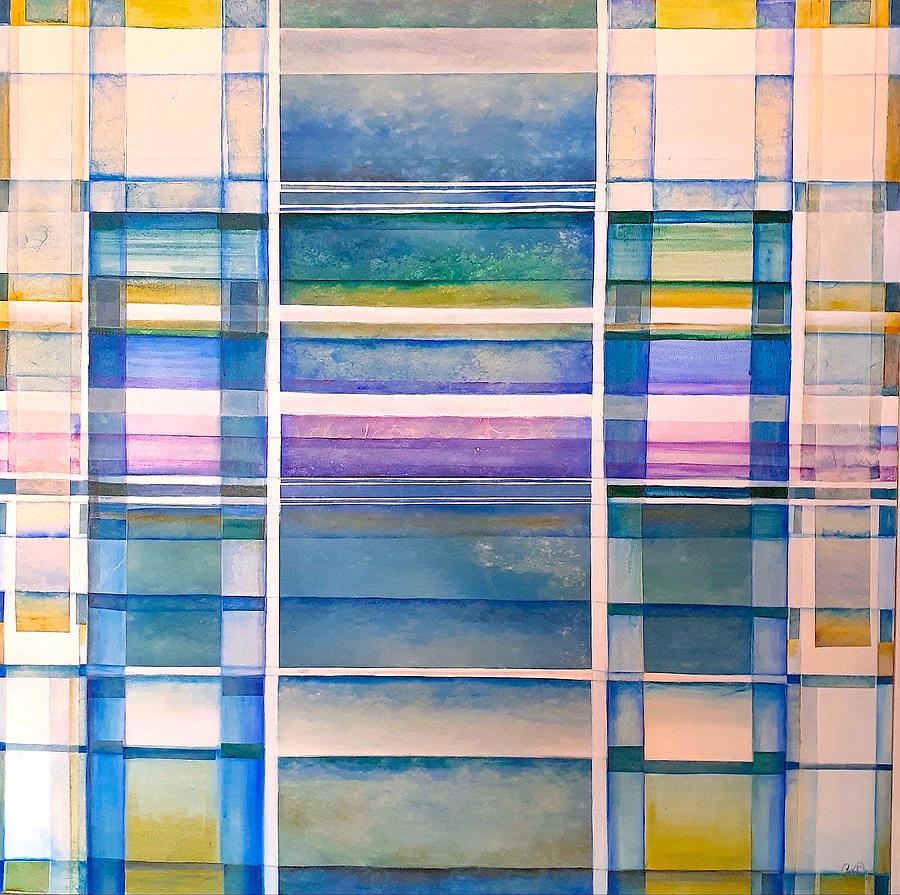 Windows to the ocean Painting by Carolina Prieto Moreno