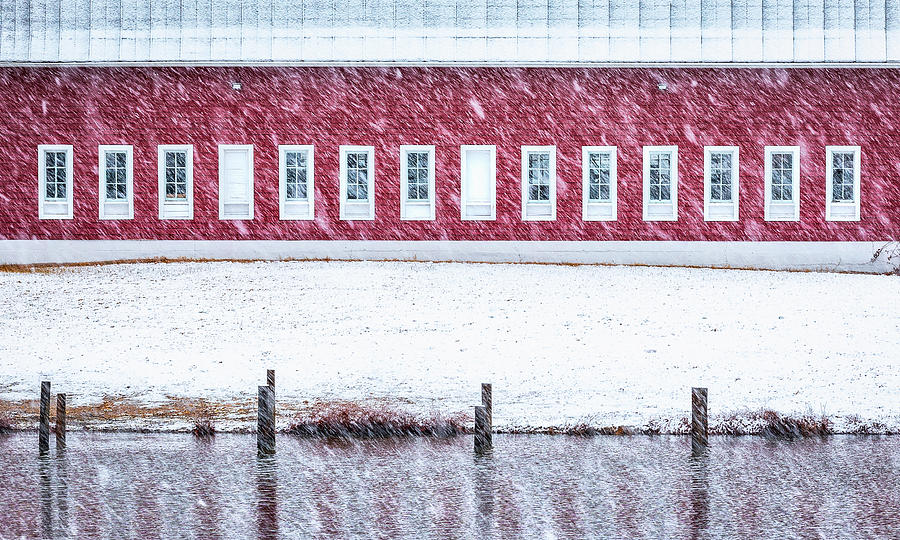 Windows to Winter Photograph by C  Renee Martin