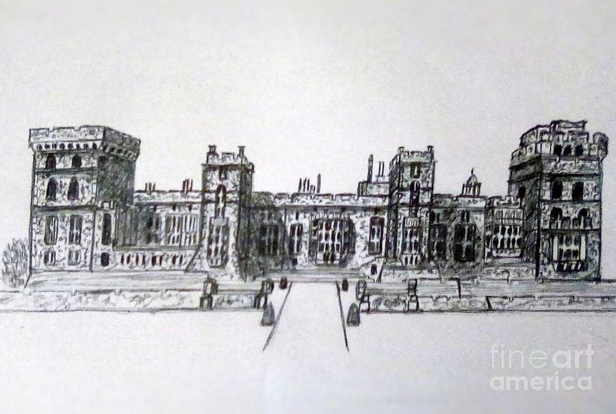 Windsor Castle Drawing By Eric Allers Pixels