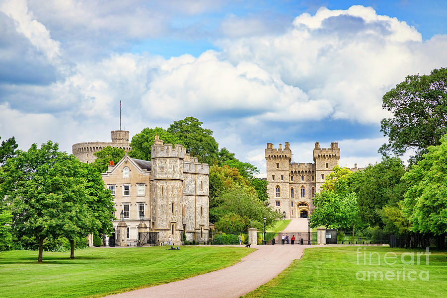 Castle Photograph - Windsor Castle from The Long Walk by Colin and Linda McKie
