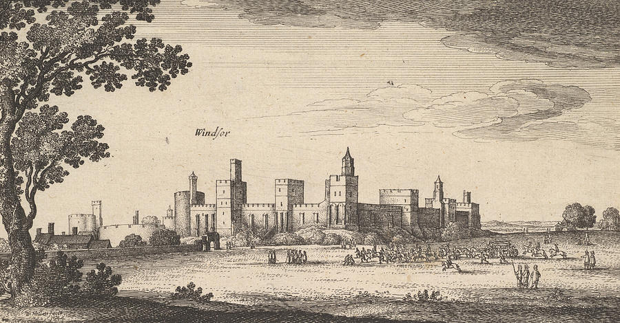 Windsor Castle Relief by Wenceslaus Hollar