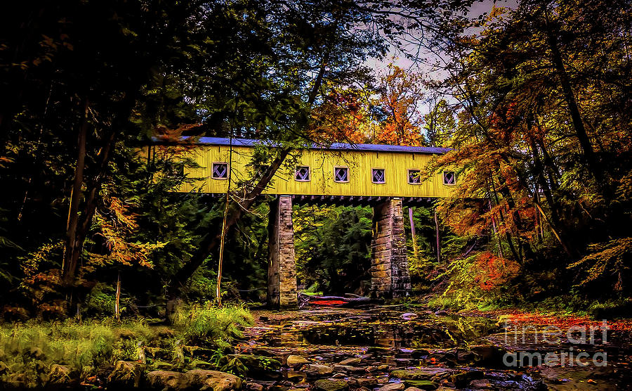 Windsor Mills Covered Bridge Photograph By RC- Photography LLC