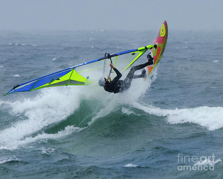 Sports Photograph - Windsurfing 5 by Bob Christopher
