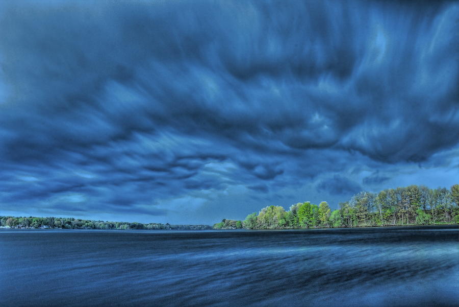 Windswept Lake Wausau Photograph by Dale Kauzlaric