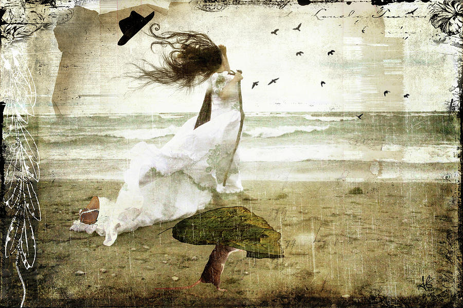 Windswept Digital Art by Suzanne Fitzpatrick