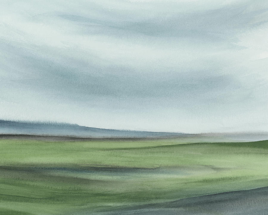 Windswept Valley II Painting by Rachel Elise