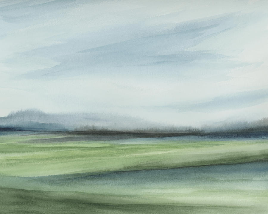 Windswept Valley III Painting by Rachel Elise