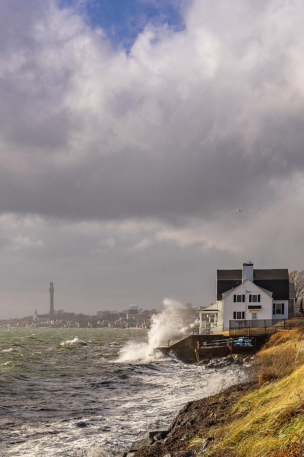 Windy day in the East End Provincetown Photograph by Jerry Cotter Pixels