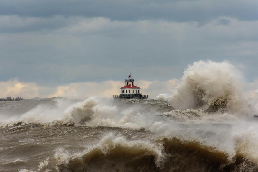 Windy Lake Ontario Photograph by Wayne Kirby | Fine Art America