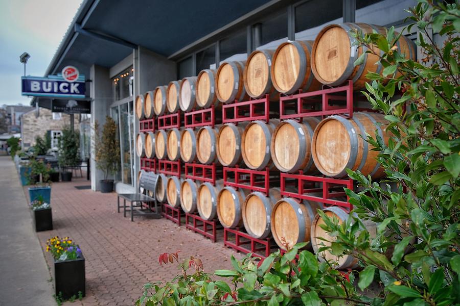 Wine Barrels Photograph