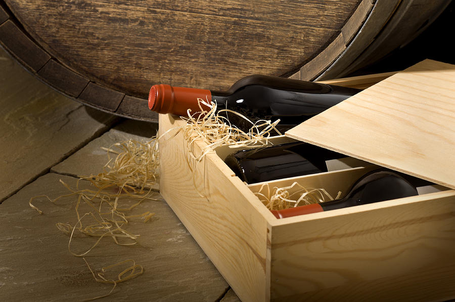 Wine Box in Cellar Photograph by MarkSwallow