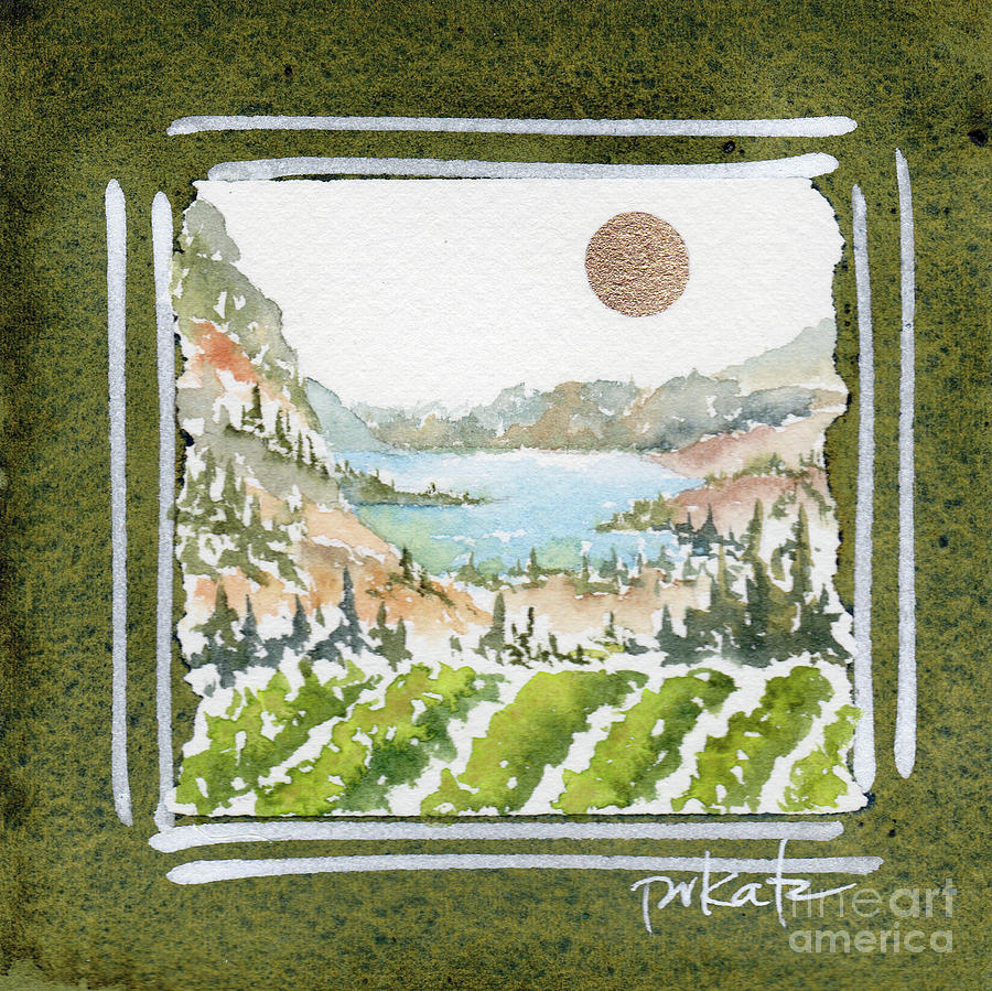 Wine Country Painting by Pat Katz