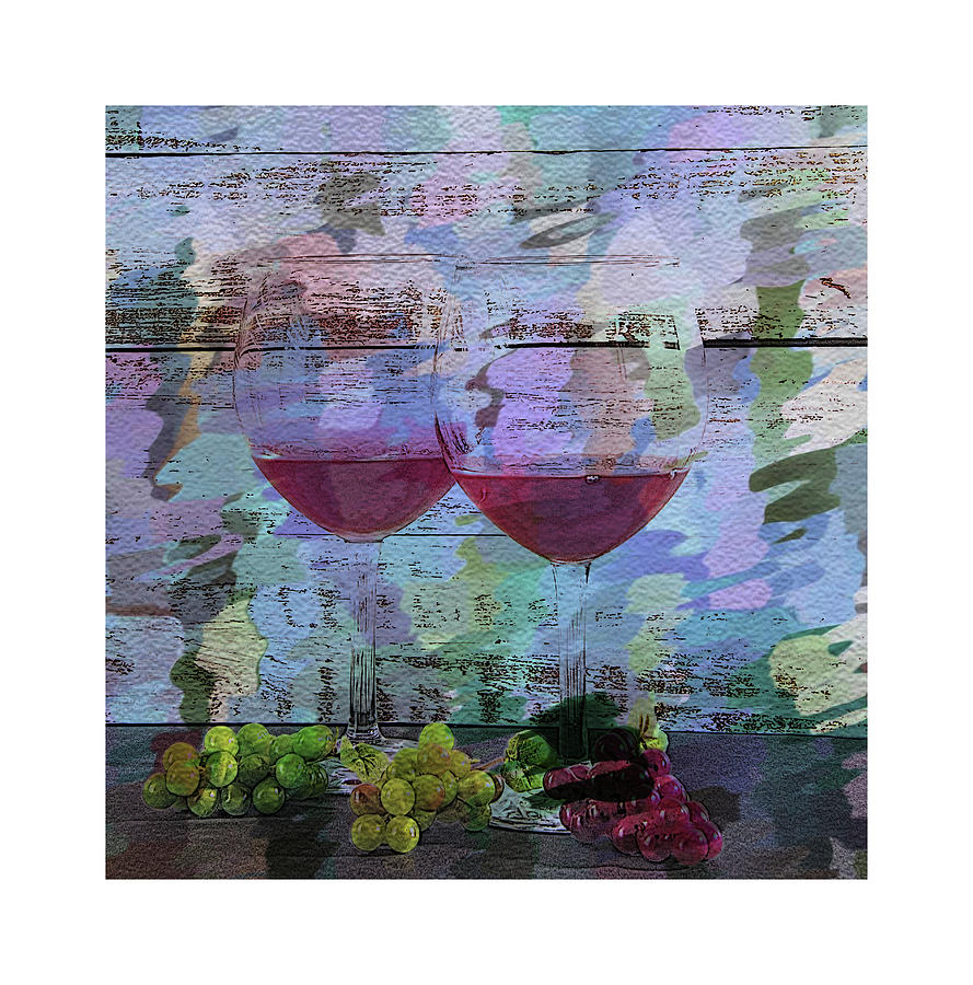 Wine Impressions Digital Wine Art Photograph
