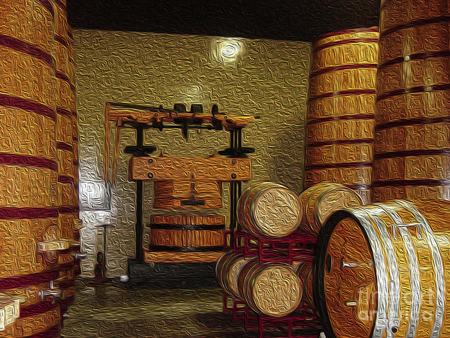 Wine Maker Digital Art by Hank Gray