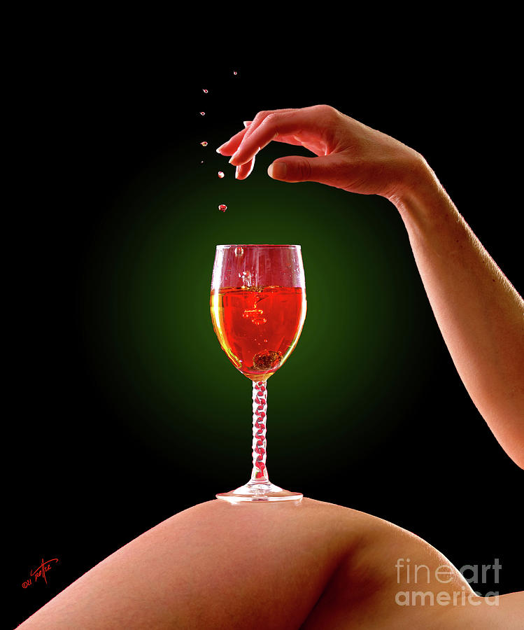 Wine Photograph - Wine Splash by Jim Trotter