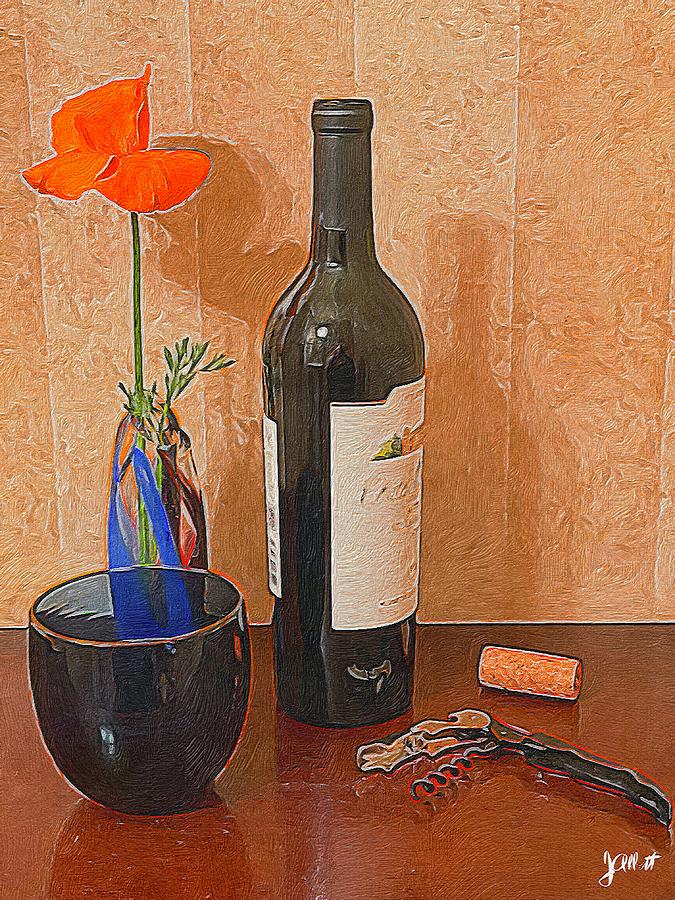 Wine Time  #1 Photograph by Jerry Abbott