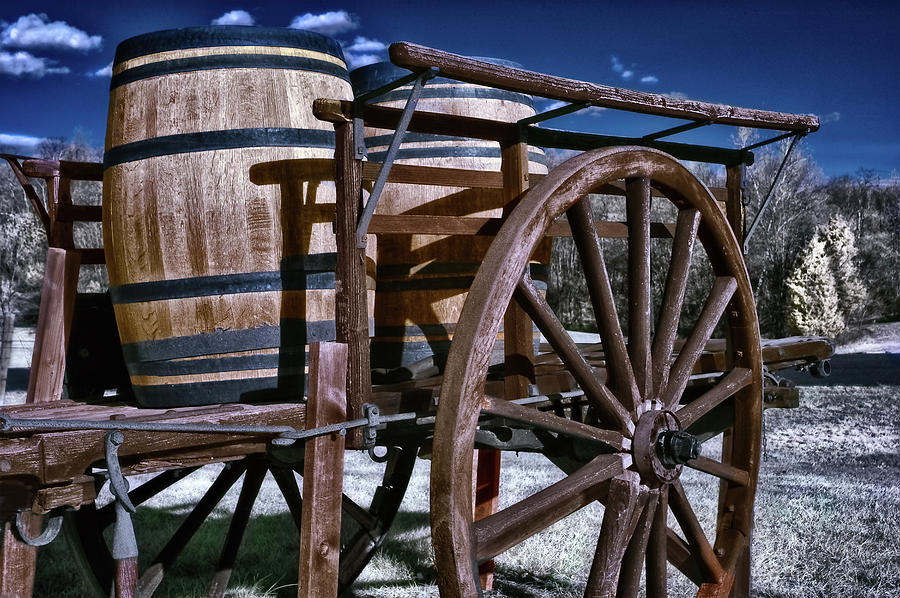 Wine Wagon Photograph by Anthony M Davis