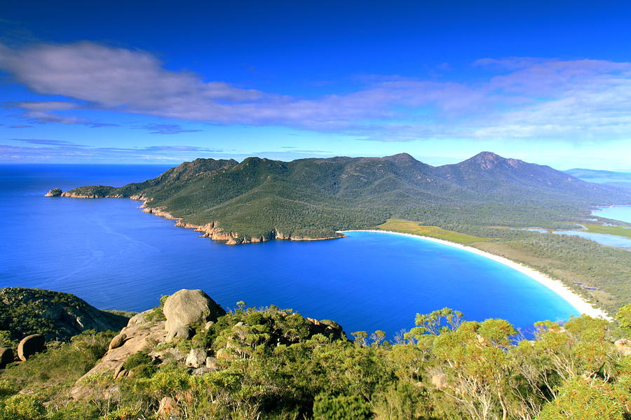 Wineglass Bay, Tasmania, Australia Photograph by Tim Phillips Photos