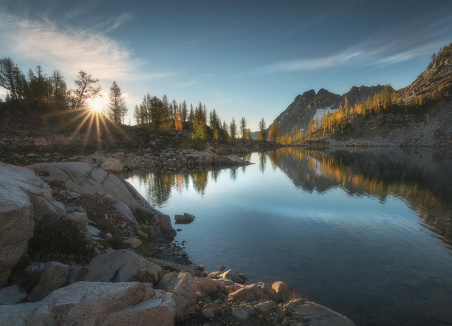 Wing Lake Sunrise Photograph by Ryan McGinnis - Fine Art America