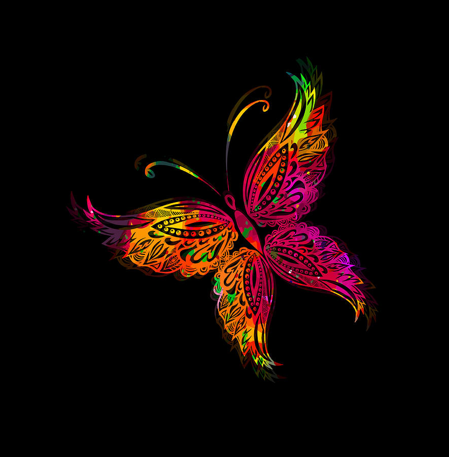 Winged Butterfly Digital Art by Scott Fulton