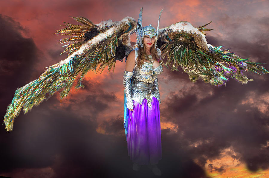 Winged Goddess Photograph by David Werner - Pixels