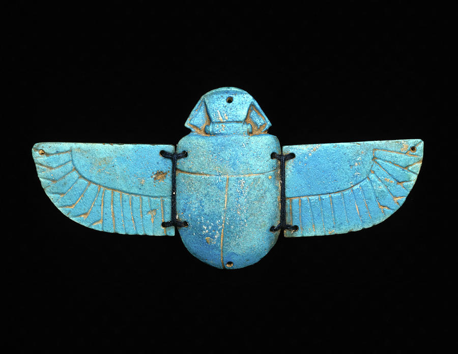 Winged Scarab Amulet Painting by Ancient Egypt - Fine Art America