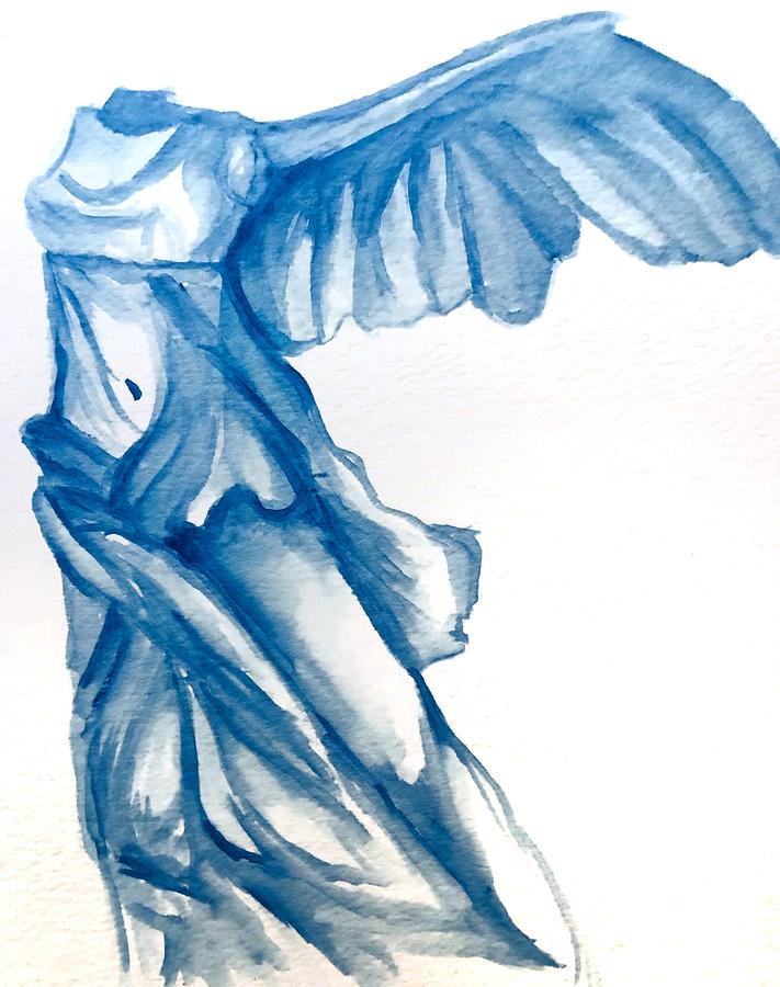 winged victory painting