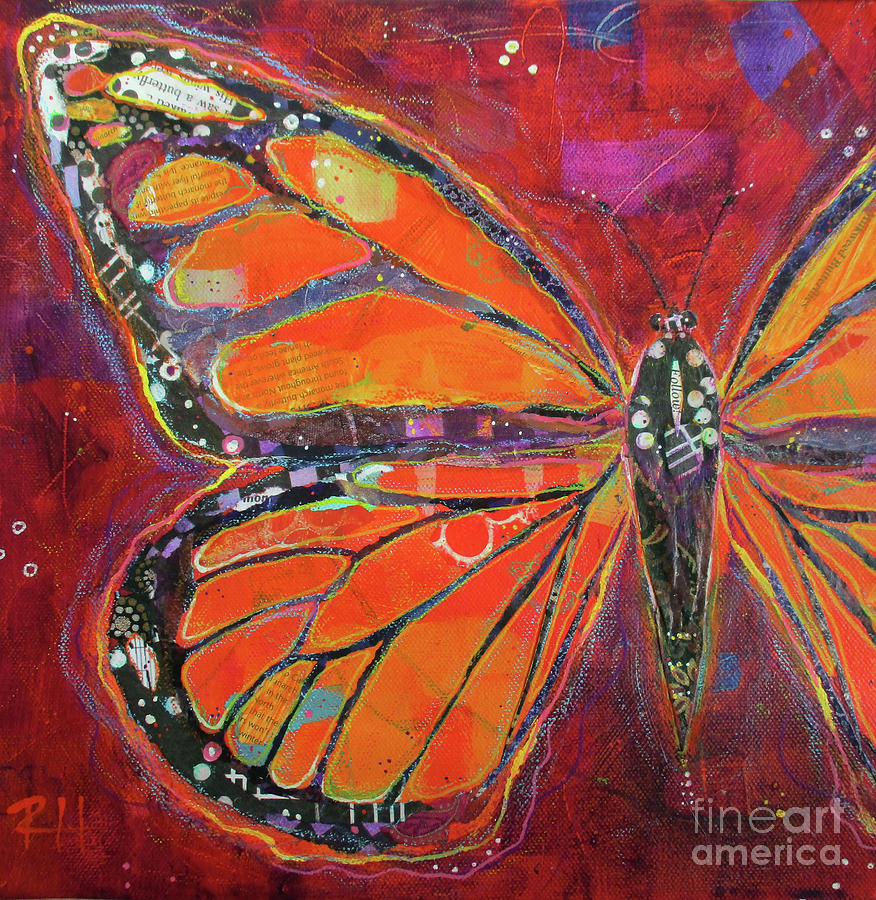Winging It Painting by Patricia Henderson
