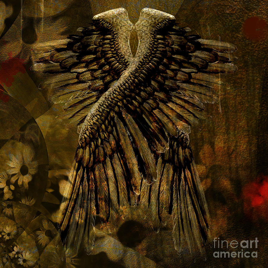 Wings Of Fallen Angel Digital Art