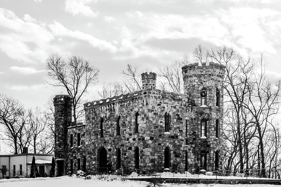 Winnekenni Castle In Black And White Photograph
