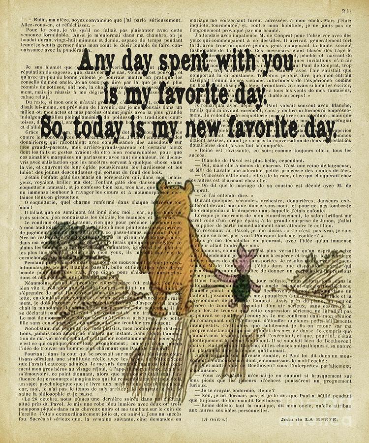 Winnie The Pooh Digital Art - Winnie The Pooh Any Day Spent With You by Trindira A Winnie The Pooh Digital Art - Winnie The Pooh Any Day Spent With You by Trindira A