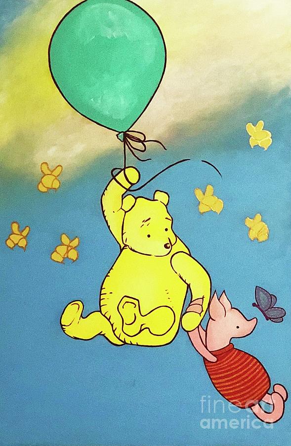 Animal Painting - Winnie The Pooh by Kara DVou