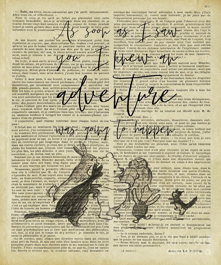 Winnie The Pooh Digital Art - Winnie The Pooh Quote by Trindira A Winnie The Pooh Digital Art - Winnie The Pooh Quote by Trindira A
