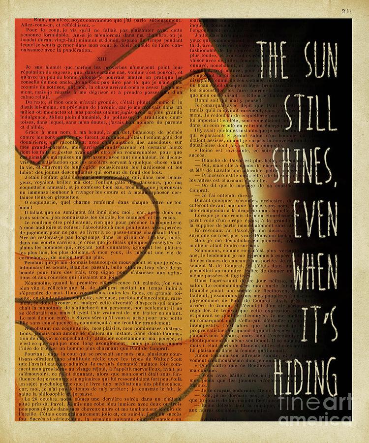 Winnie The Pooh Digital Art - Winnie The Pooh The Sun Still Shines by Trindira A Winnie The Pooh Digital Art - Winnie The Pooh The Sun Still Shines by Trindira A