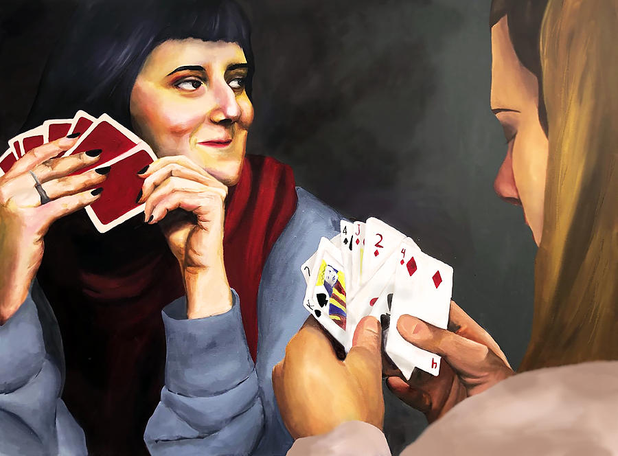 Caravaggio Painting - Winning Hand by Caitlin Southwick