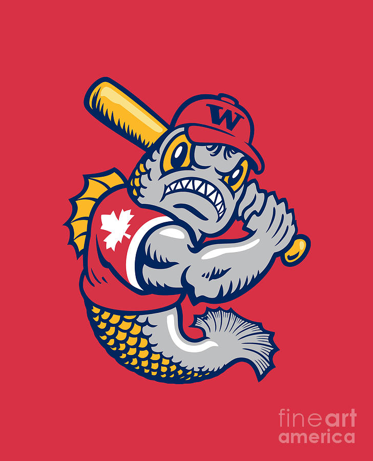 Winnipeg Goldeyes logo Digital Art by Dominic Toreto - Pixels