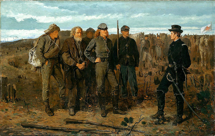 WINSLOW HOMER Prisoners from the Front Painting by Artistic Rifki - Pixels