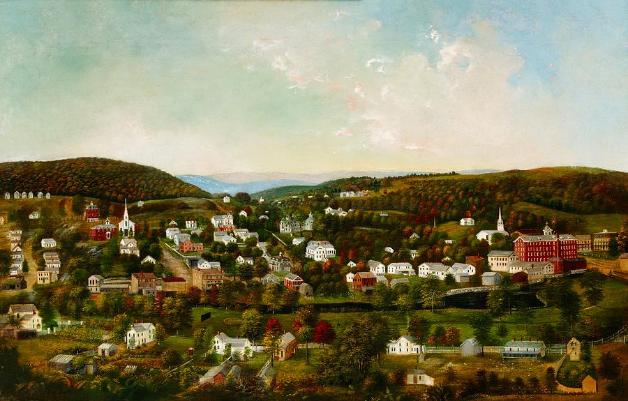 Winsted, Connecticut Painting by Mountain Dreams