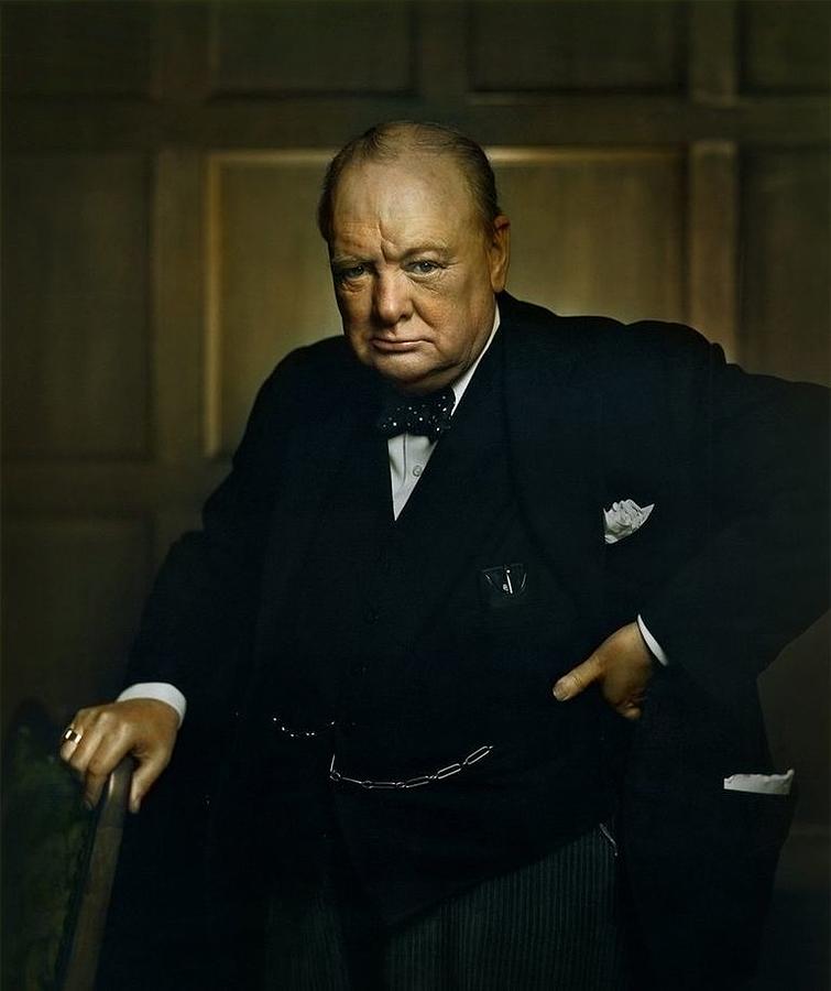 Winston Churchill 1941 Painting