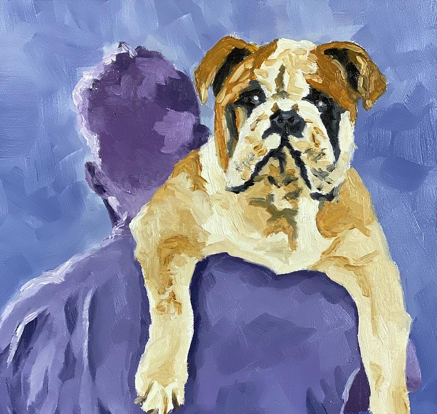 Winston Painting by Nancy Breiman
