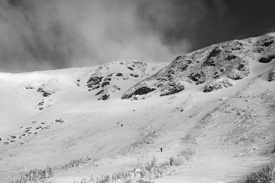 Winter Adventurer, Tuckerman Ravine Photograph by Jeff Sinon