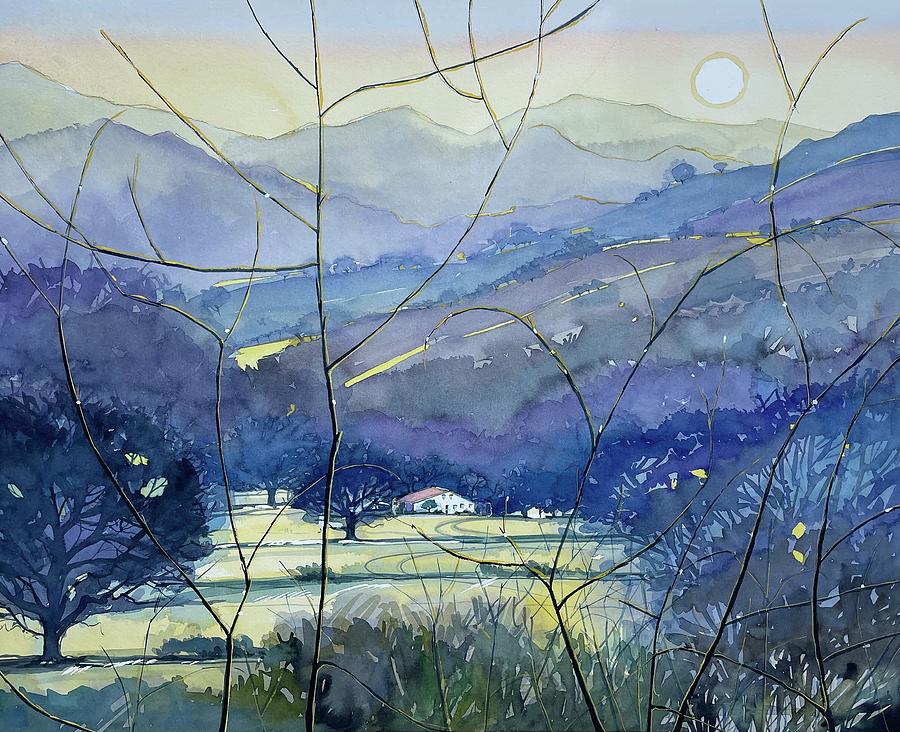 Winter Afternoon At King Gillette Ranch Painting