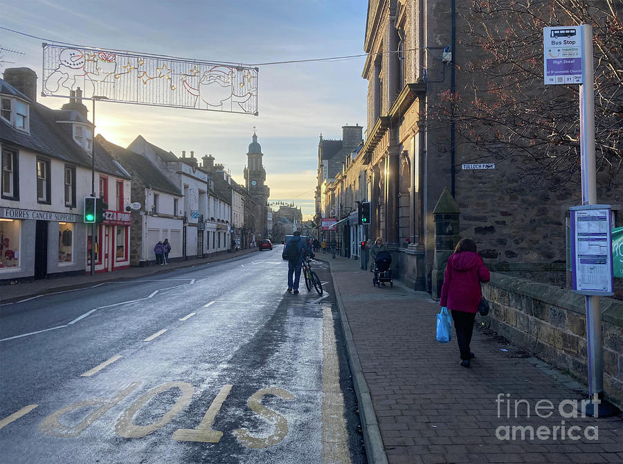 Winter afternoon in Forres Photograph by Phil Banks
