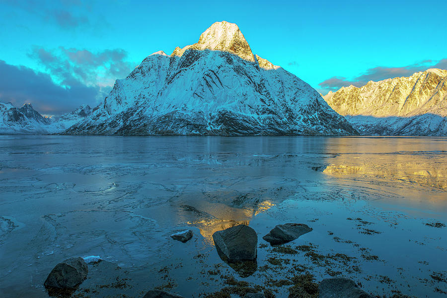 Winter afternoon in Lofoten, Nordland 3 Photograph by Dubi Roman
