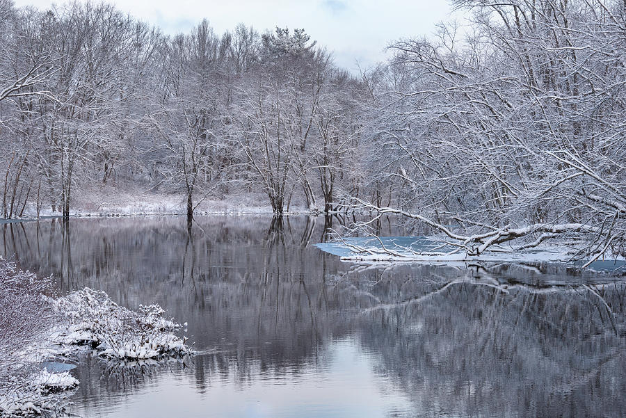 Winter Along the Concord River Photograph by Kristen Wilkinson