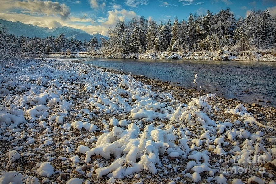 Winter along the River Photograph by Edmund Nagele FRPS